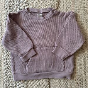 H&M Organic Cotton Waffle-knit Long Sleeve Shirt